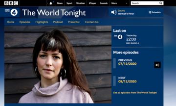 BBC | The World Tonight - Martha Newson_2020.12.08 BBC | The World Tonight - Martha Newson_2020.12.08