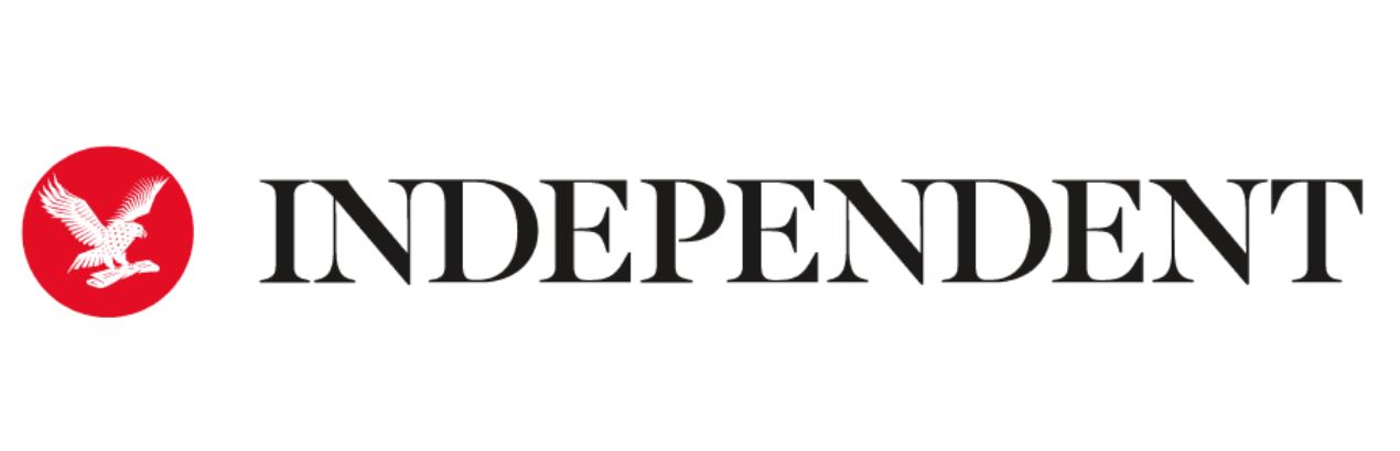 the independent logo rectangle