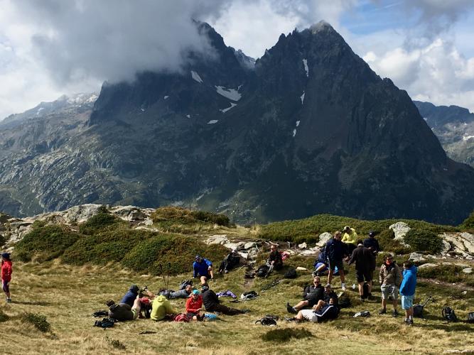 photo of climbers
